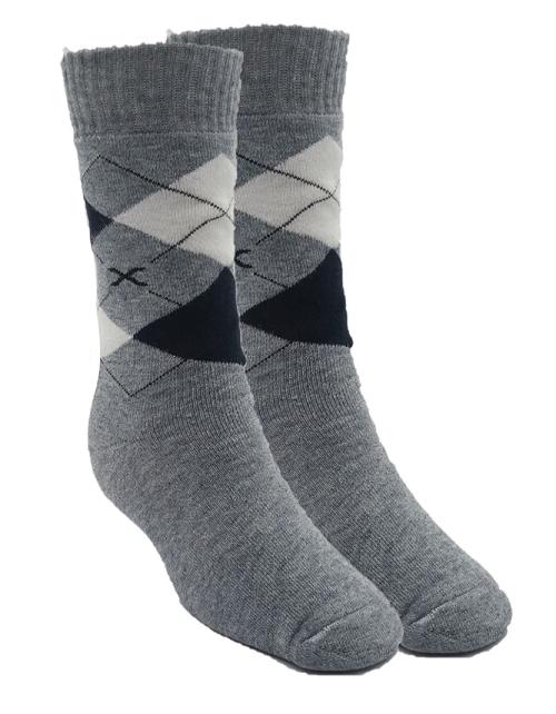 B & B BUTTONS & BOWS Wool Blend Lycra Unisex Formal Socks,Terry Wool Full Length Socks,Crew Length Socks,Calf Length Socks, Towel Socks, Cushioned Socks, Thermal Socks, Premium Elastic Comfort fit, Super Soft Premium Fabric, Free Size-01 Pair