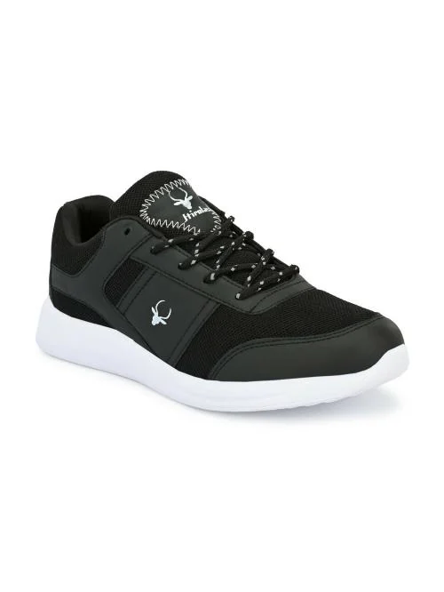 Hirolas Men Walking Shoes - Black