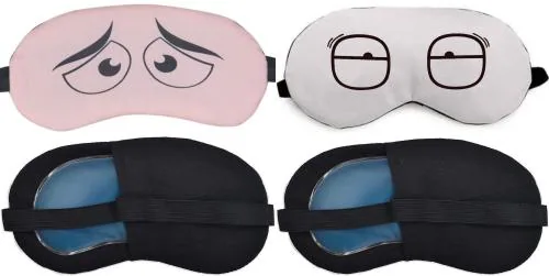 SONEEV MART Luxurious Gel Eye Mask for Soothing Relaxation and Stress Relief - Reusable, Adjustable rubber and Cold Therapy - Ideal for Puffy Eyes, Dark Circles, and Headache Relief(PACK OF 2)