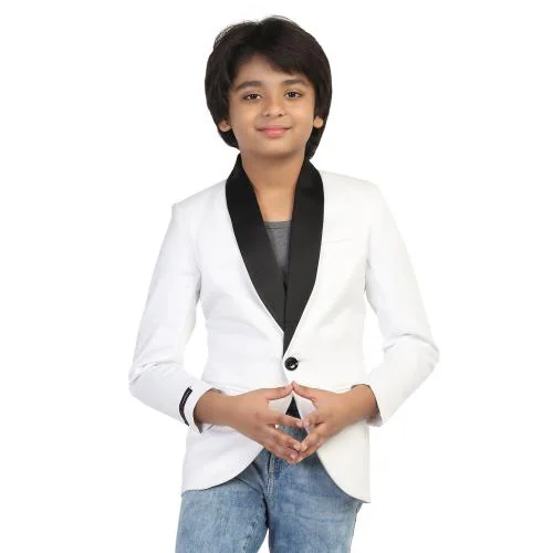 TAHVO Boys white Blazer