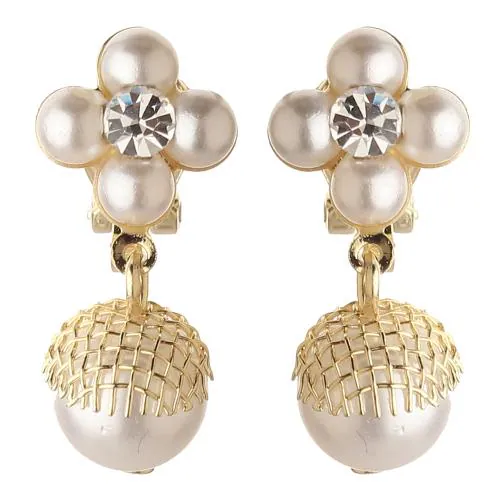 FirstBlush Clip On Earrings for Non-Pierced Ears- Non-Piercing Earrings for Women