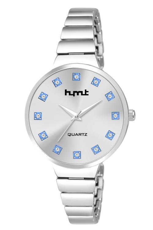 HYMT HMTY-8009 SILVER DIAL & SILVER STRAP PLATED FOR GIRLS Analog Watch - For Women