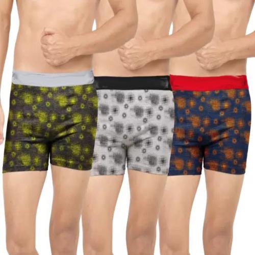 PRINTED MULTICOLOR TRUNKS FOR MEN (pack of 3) 77