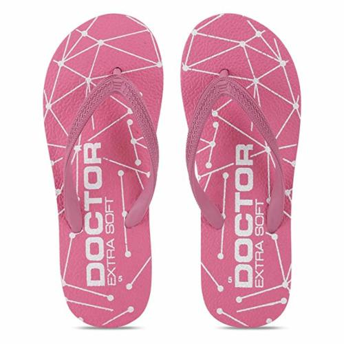 DOCTOR EXTRA SOFT Women's Bounce Back Technology Orthopaedic and Diabetic MCR Anti-skid Cushion Comfort Dr Sliders Flipflops Slippers D-02