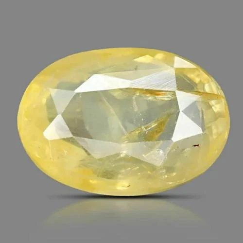 Retrend Design 6.35 Carat Non-Precious Metal Ceylon Sri Lankan Yellow Sapphire Gemstone