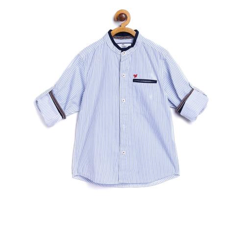 612 League Boys Shirts in White Color