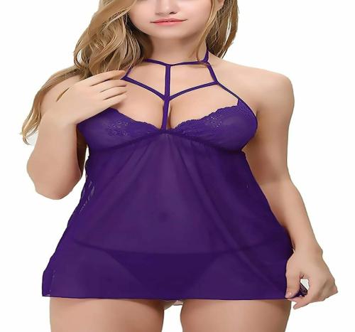 ATTRACTIVE SISTER Relax in Bliss with Our Babydoll Nighty - A134