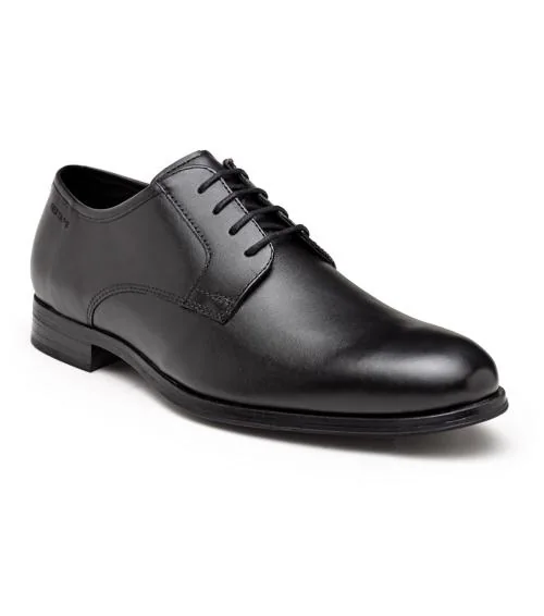 Red Tape Men Black Derby Shoes