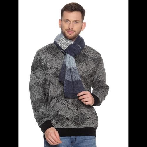 CRAFTSHUB Woolen Striped Stylish Casual Warm Winter Wear Muffler Scarf Stole