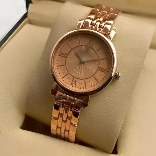 ILOZ Luxury Brand New Rose Gold Dial Professional Women Watches Fashion Bracelet chain belt Hand Ladies Quartz Analog Wrist Watch for girls