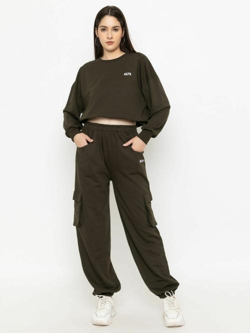 Kepa Solid Women Track Suit