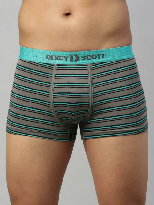 Dixcy Scott Maximus Men's Multicolor Striped Cotton Lycra Trunks