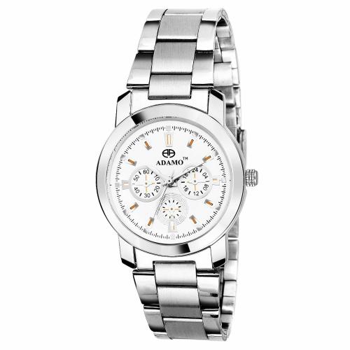 ADAMO Shine White Dial Women's & Girl's Watch A324SM01