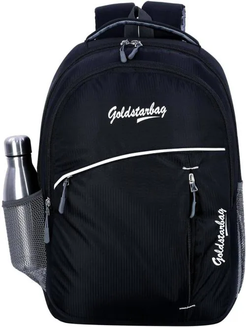 Goldstar Fashion Men And Women Black Polyester, Nylon Laptop Backpack - 30 L