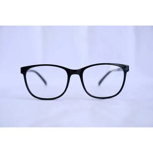 SAFE CONNEXIONS Blue Light Filter Computer Glasses for Blocking UV Headache [Anti Eye Fatigue] Transparent Lens Unisex (Black)