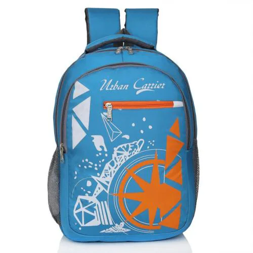 Urban Carrier Multicolor Polyester Laptop Backpack, 25 L|Laptop Bag|College Backpack|School Bag