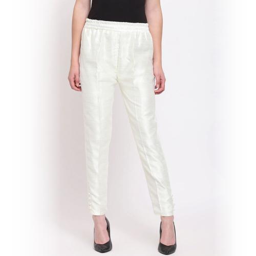 SV Girls & women Stylish Cotton Silk Pants or Trousers