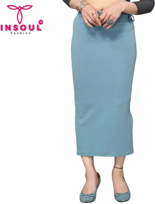 Insoul Women Blue Lycra Solid Shapewear (34)