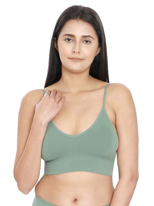ILRASO KATE SPORTS BRA | ACTIVEWEAR BRA | REMABLE PADDING | LIGHTLY PADDED | GREEN