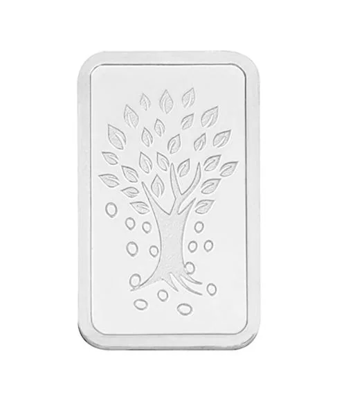 Kundan 100g (999.9) Kalpataru Tree Silver Bar