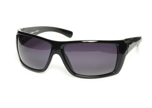 mayhem Sunglasses Wrap Around UV Protected Men & Women - Frame Black / Lens Grey