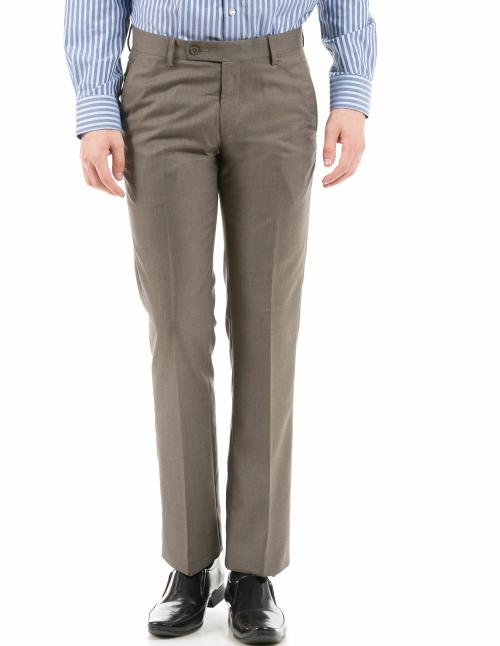 Arrow Men Black Cotton Blend Trouser