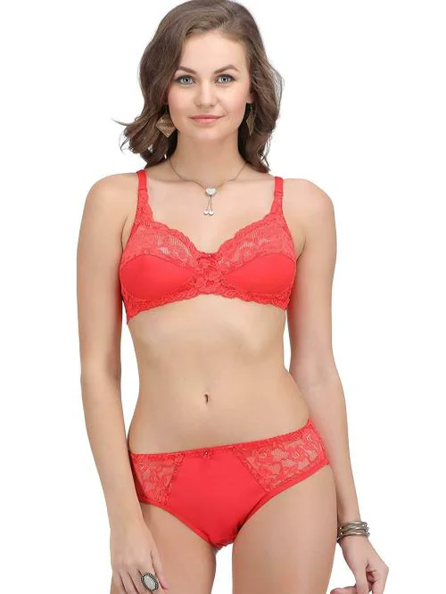 Buy SONA Women's Sa-5502 Full Coverage Non Padded Cotton Bra Panty Sets Bra  & Panty Sets Online at Best Prices in India - JioMart.