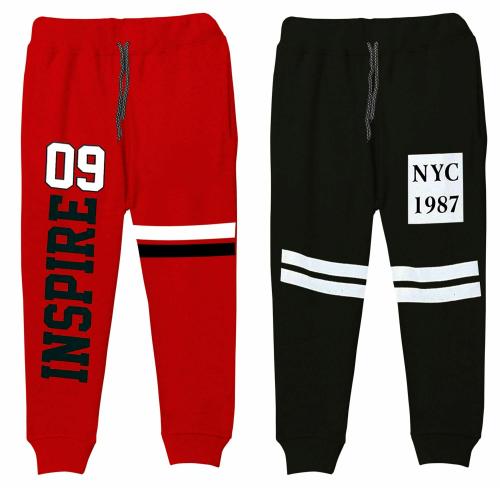 Kuchipoo Track Pants Regular Fit Boys and Girls Cotton 12-13 Y Pack of 2,Multicolor Trackpants | Kids Wear | Track Pants | Track Pants for Boys | Kids Track Pants | Boys Track Pants