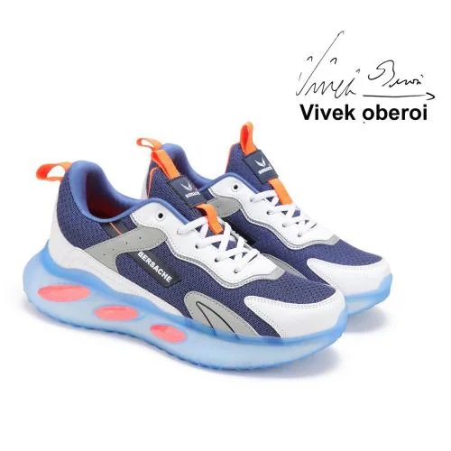 Bersache Lightweight Sports Running Walking Gym sneakers Trekking Hiking Lace up Shoes With High Quality Sole For Men