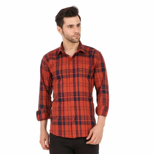 DESIGN UP MEN CASUAL LIGHT GREEN CHECK Shirt Available in a variety of solid colors and patterns, including plaids, stripes, and florals size L