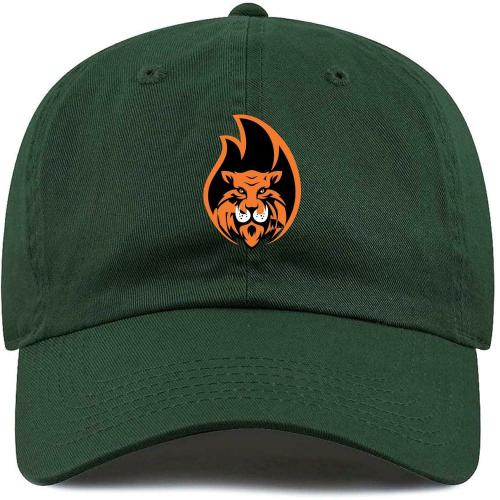 Zipper-G Unisex Dark Green Baseball Cap