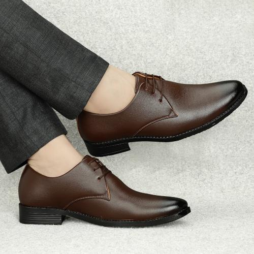 Dunkaston Brown Formal Shoes for Men
