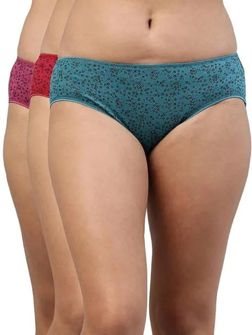 VIP Missty Womens Hipster Cotton Panties Pack of 3