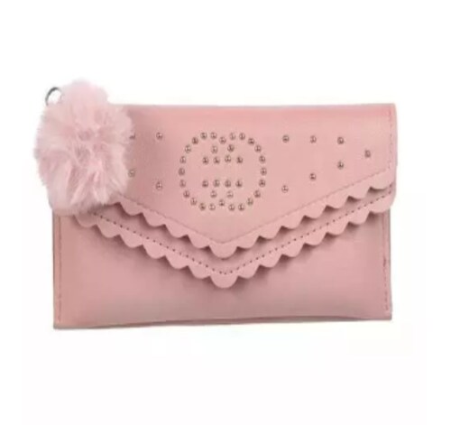 BRIDE FASHION Leather Small Size Wallets with Credit Card Holder, Coin Purse Zipper and Tassle Detailings for Women and girls, Colour n designs may very (pack of 1) - P21