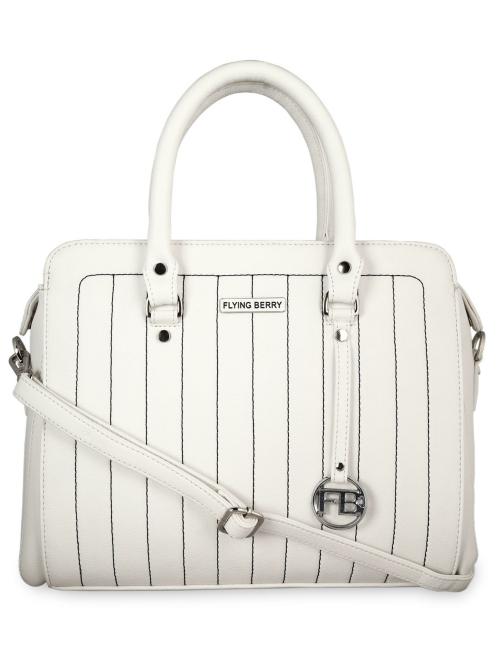 Flying Berry Womens White Handbag