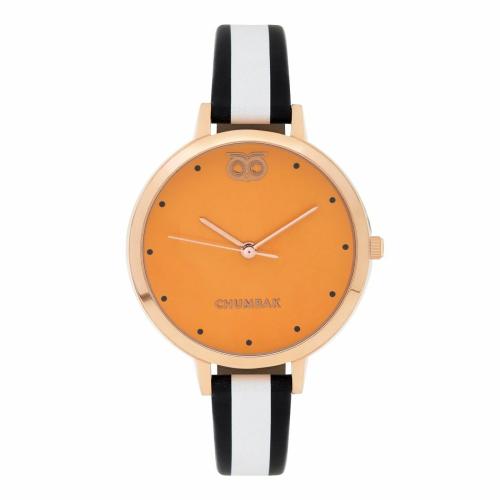 Teal By Chumbak Analog Yellow Dial Multicolor Strap Watch For Women