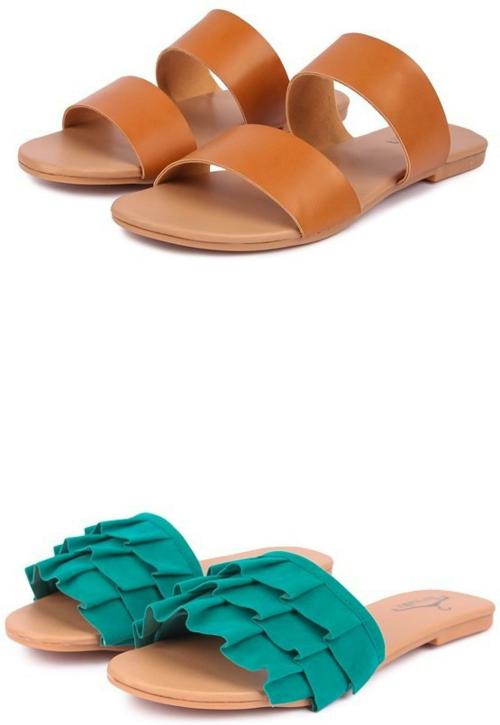 Brauch Green Flats Combo JioMart