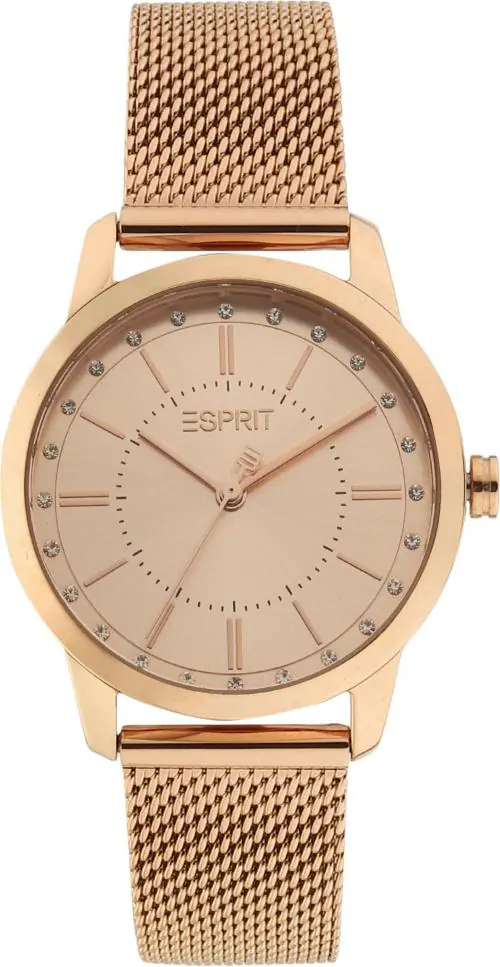 Esprit Analog Rose Gold Watch For Women (Es1L276M0125)