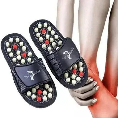 Eastern Club Spring Acupressure Magnetic Therapy Sandals Yoga Paduka Acupressure Foot Relaxer Foot Manual Massager Slipper