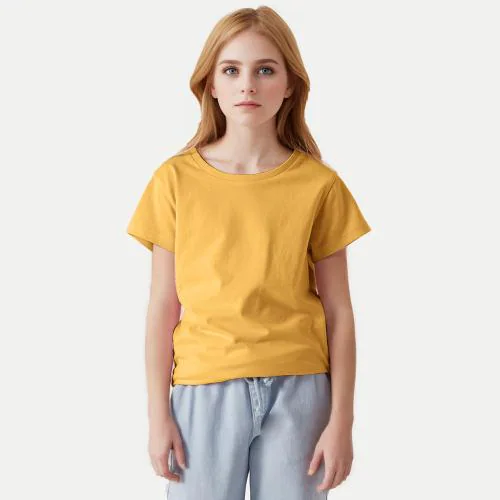 Rad Prix Girls Mango Crew neck T-shirt