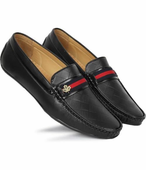 Punch Black Loafers for Men