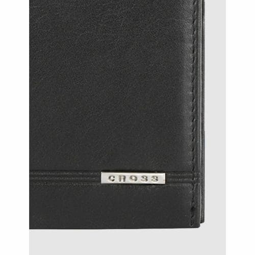 Cross Classic Black Century Slim Wallet With Luxury Agenda Pen Combo