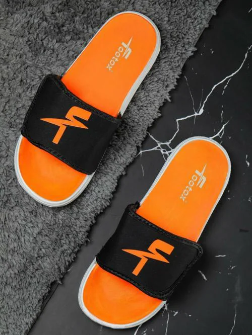 Footox Men Slippers - 3 (Orange)