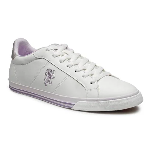 Red Tape Women White/Lilac Sneakers