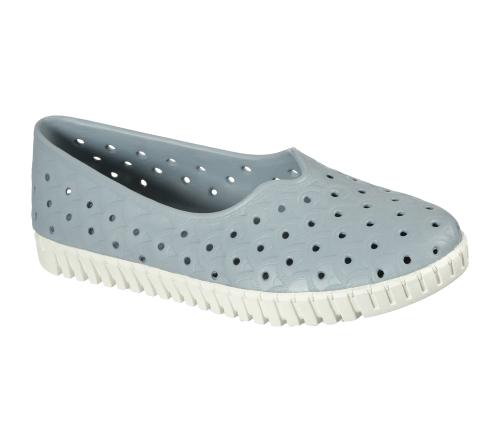 Skechers SEPULVEDA BLVD - FLOURISH Green FOAMIES SLIP ON, Women