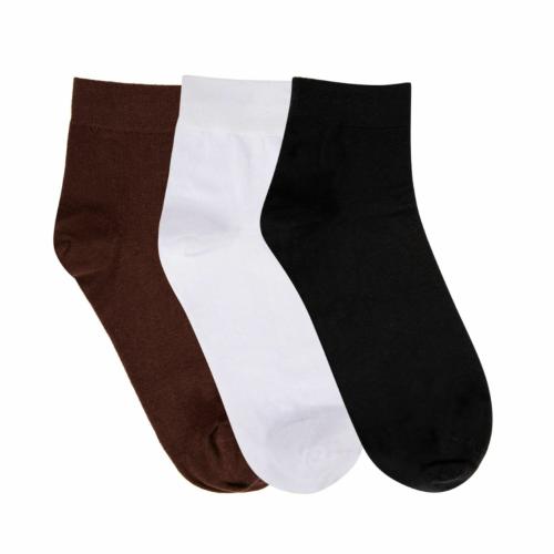 NEXT2SKIN Men's Cotton Ankle Length Seamless Socks Pack of 3 Pairs