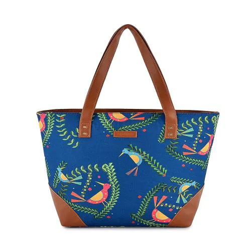 Lychee Bags Women Printed Canvas Tote Bag