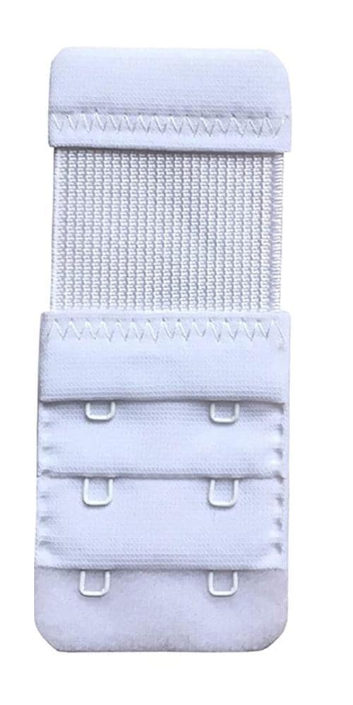 Buy InCurve White Self Design Cotton Single Bra Extender Online at