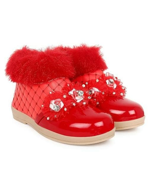 WELL WEAR KIDS GIRLS BOOT l BABY GIRL FASHION Heart SHOES(2 years to 2.5 years)