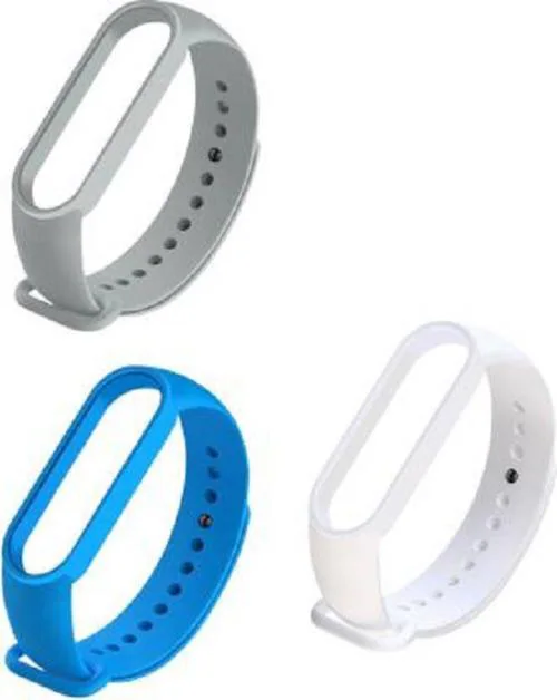 Askovid Mullti Color Replacement Smart Band Strap Pack of 3